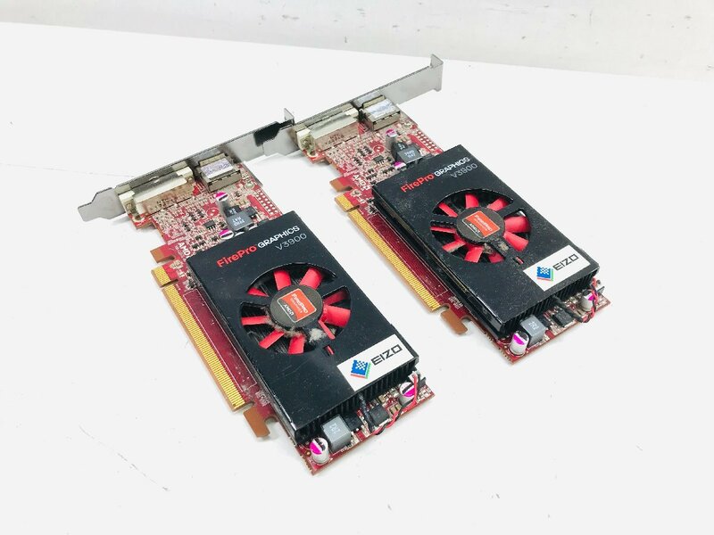 中古動作品　2個セット AMD FirePro GRAPHICS V3900 1GB DDR3 グラフィックボード　
