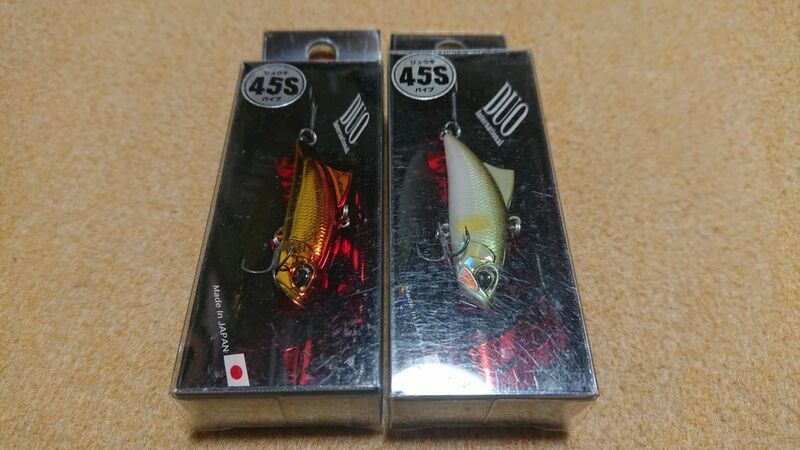 DUO スピアヘッド リュウキ バイブ 45S 5.3g 2個セット 新品5 デュオ 山女魚 岩魚 ヤマメ イワナ トラウト メバル メッキ シーバス チヌ