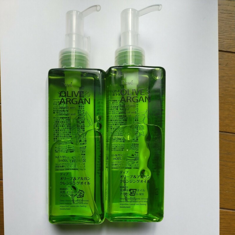 ディブ オリーブ&アルガン クレンジングオイル 200ml Deve OLIVE&ARGAN 2個セット y7822-2-HE12