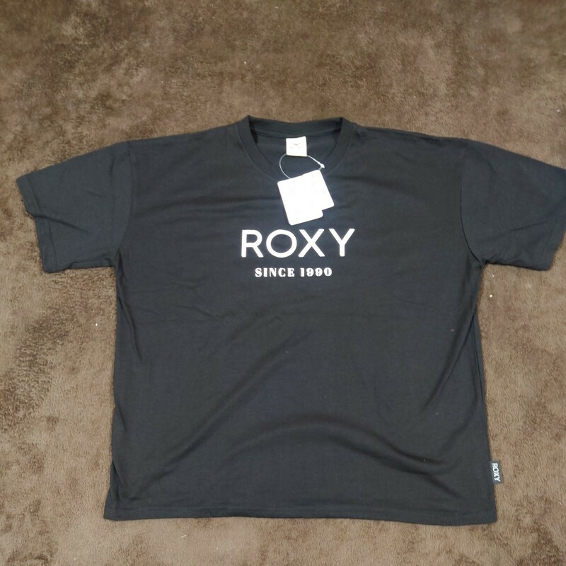 【定価4180エンゾ】ROXY　半袖Tシャツ　クールネック　レディース　RST226903 サイズL ①