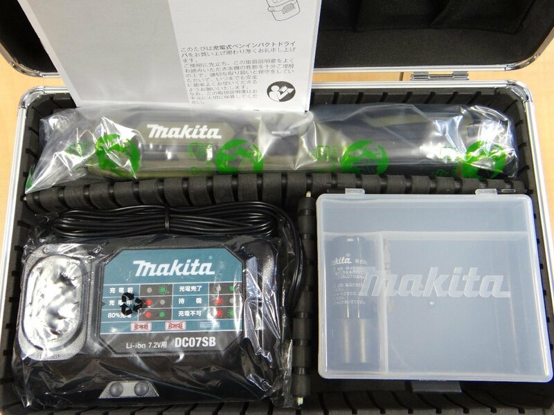 ◆ごえん堂◆新品◆makita マキタ【TD022DSHXO オリーブ】7.2V 充電式ペンインパクトドライバー バッテリ2個＆充電器セット◆8