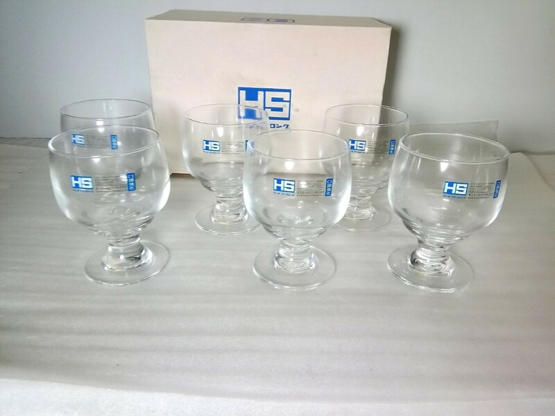 未使用☆ HS ハードストロング 　アイスティー グラス 　6個セット東洋佐々木ガラス (35805 HS) 強化ガラス　口部強化 
