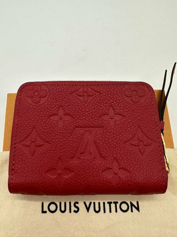 LOUIS VUITTON ルイヴィトン アンプラント スカーレット ジッピーコインパース M63696 小銭入れ カードケース メンズ レディース