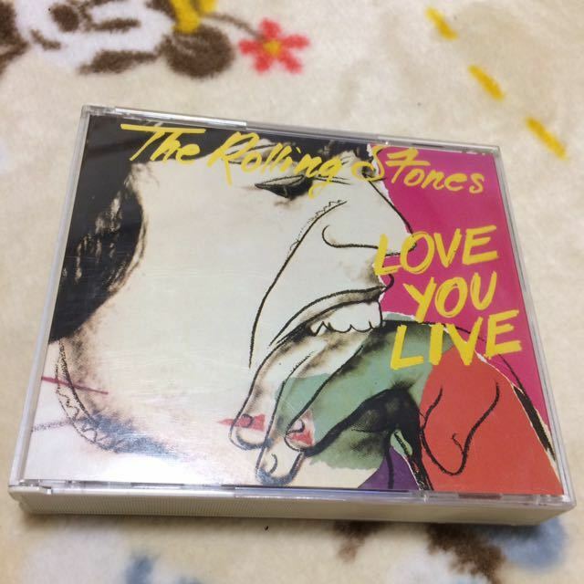 当方新品購入☆アンディウォーフォル☆ローリング・ストーンズ Rolling Stones/ラヴ・ユー・ライヴ Love You Live/国内盤2枚組CD☆