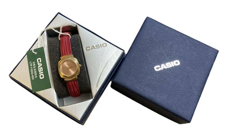 CASIO　カシオ　レディース　腕時計　LTP-1105Q-4D2　レトロ【長期保管未使用品】【電池交換済み】