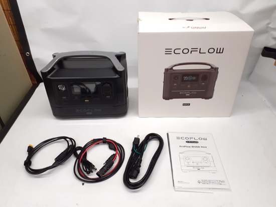 EcoFlow RIVER 600 Max ポータブル電源 576Wh リバーマックス EFRIVER600MAX-JP エコフロー 外箱付き 札幌市 平岸店