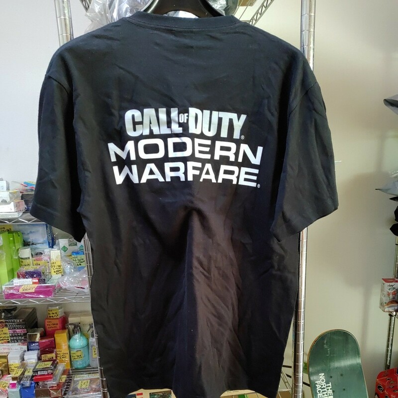  コール オブ デューティ モダン・ウォーフェア Call of Duty Modern Warfare　Tシャツ　黒　PS4　1206-B2-SA3