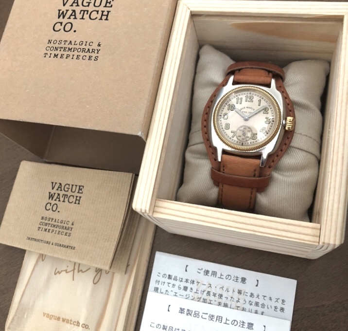 Vague watch co. Coussin レザー Early GUIDI＆ROSELLINI クッション VINTAGE アンティーク デザイン 時計 好きに も フミヤ YOU 着用 系