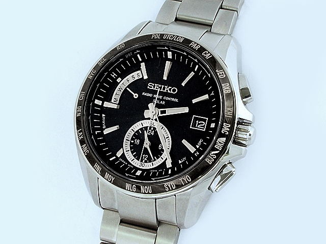 富士屋 ◆ 値下げ品◆セイコー SEIKO ブライツ Brightz チタン 腕時計 メンズ ソーラー電波時計