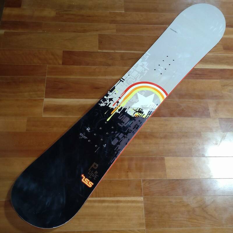 スノーボード 板 サロモン SALOMON 155cm キャンバー スノボ 雪板 USED 【2461】