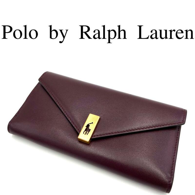 Polo by Ralph Lauren ポロバイラルフローレン 長財布 レザー