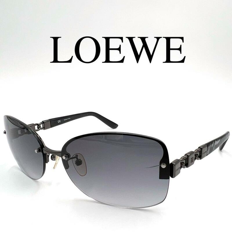 LOEWE ロエベ サングラス メガネ SLW384G アナグラム ケース付き