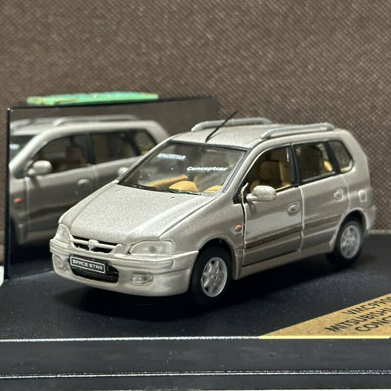 1/43 ビテス 三菱 スペース スター GDI ケース付 VITESSE skid ミツビシ mitsubishi space star 1998 ミニカー レア 希少 ミニバン バン