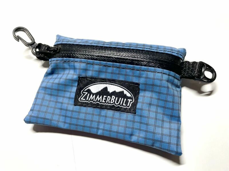 ZIMMER BUILT Clip Wallet Blue Smoke ジマービルト　財布　ウルトラライト　軽量　登山　トレラン　山と道　UL　ウォレット　ポーチ