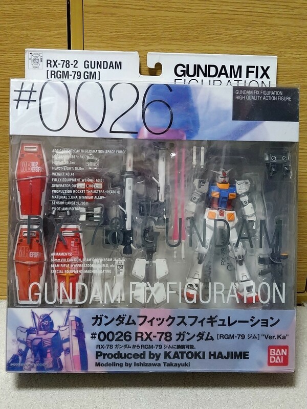 GUNDAM FIX FIGURATION #0026 RX-78 ガンダム　RGM-79　ジム　Ver.Ka　ガンダムフィックスフィギュレーション
