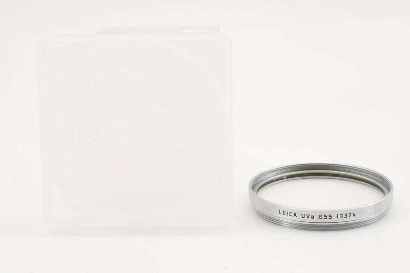 ★☆ライカ Leica UVaフィルターE55 13374 silver シルバー summicron 90mm Elmarit 24mm 21mm f2.8 ASPH. #3844☆★