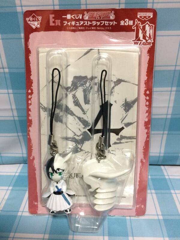 バンプレスト BLEACH ブリーチ 一番くじV E賞 フィギュアストラップセット ウルキオラ 未開封品 フィギュアマスコット 