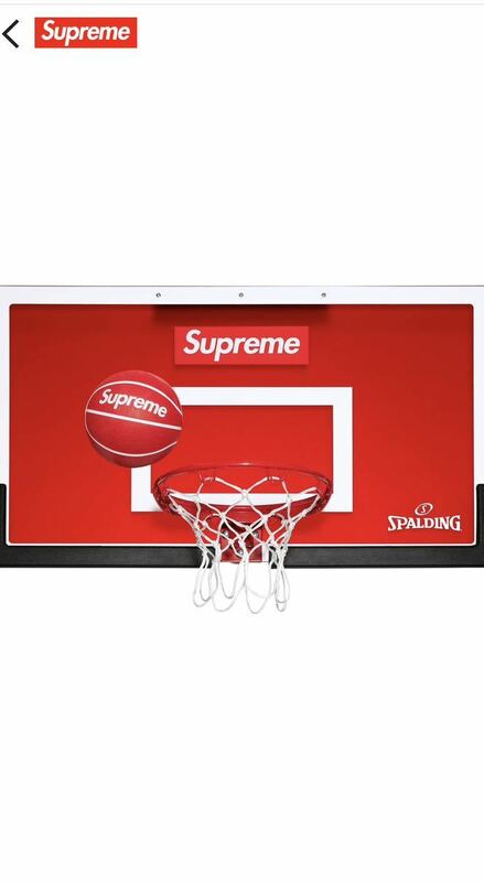 新品未開封　国内正規品♪ Supreme 23AW Spalding Mini Basketball Hoop シュプリーム スポルディング ミニ ゴール バスケ