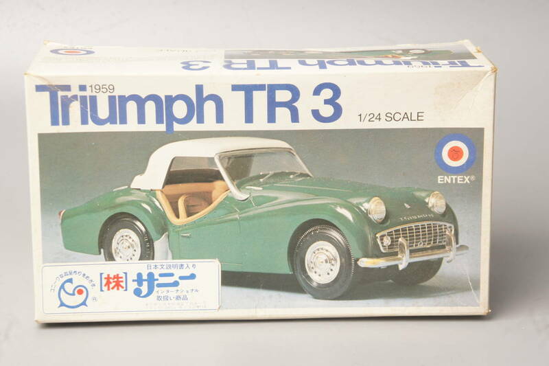 （株）サニー　ENTEX　1/24　TRIUMPH TR3　1959　トライアンフ