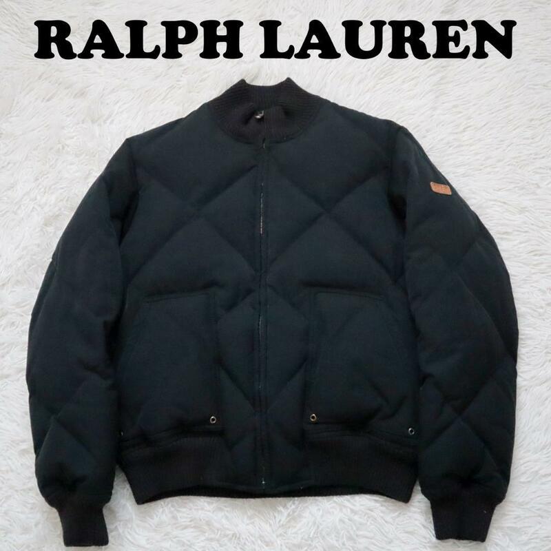 POLO RALPH LAUREN/ポロラルフローレン キルティングダウンジャケット ブラック