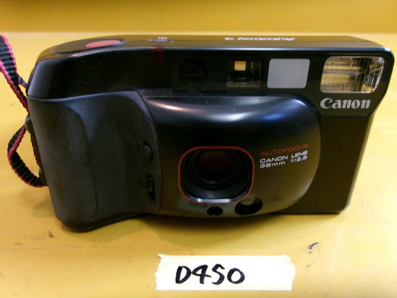 (D-450)CANON コンパクトカメラ AUTOBODY3 動作未確認 現状品