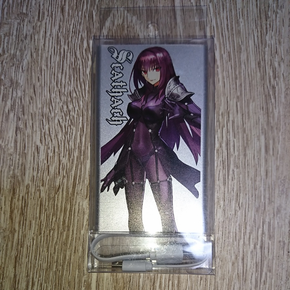 ジャンク品　Fate ランサー/スカサハ モバイルバッテリー フェイト アミューズメント景品