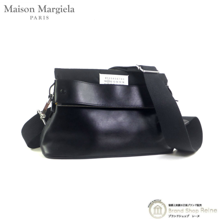 メゾン マルジェラ （Maison Margiela） 5AC バッグ 2way クラッチ ショルダー バッグ S55UI0174 ブラック メンズ（美品）中古