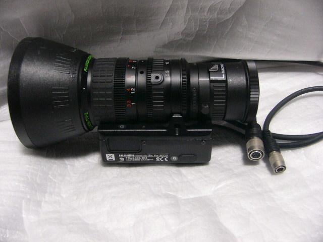 ★美品★ FUJINON T16x5.5DA-D58 Cマウント 3CCDカメラ用16倍ズームレンズ 5.5-80mm F1.4 