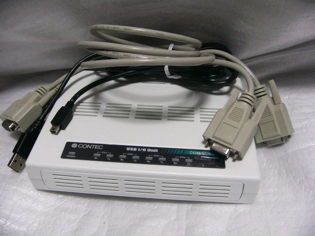 ★動作保証美品★ CONTEC COM-4CX-USB USB シリアル通信 RS-232C 4ch
