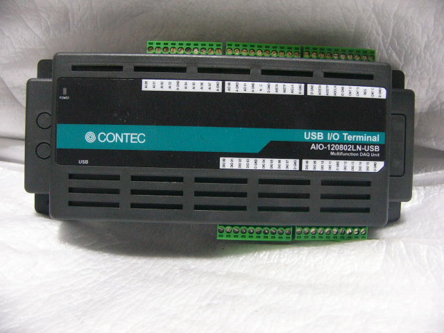★未使用に近い★ CONTEC AIO-120802LN-USB USB型AD/DA変換 12bit/8CH