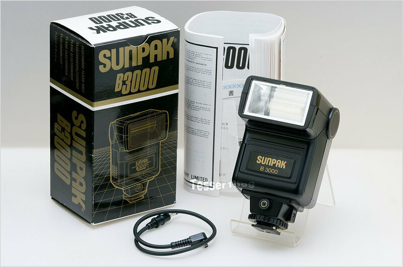 SUNPAK B3000 (auto 388) 説明書・シンクロコード付 動作OK [1228]