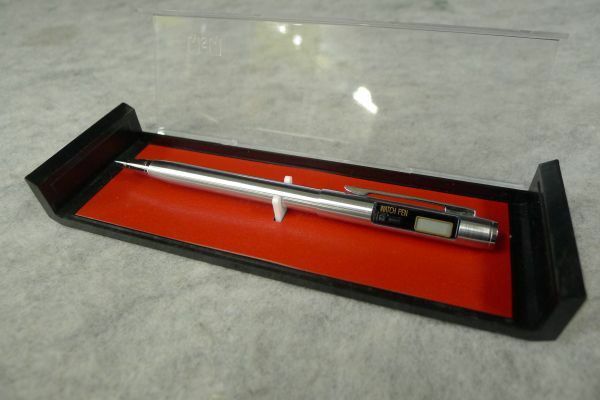 X725 動作未確認(時計) シチズンQ＆Q Watch Pen ウォッチペン ノック式ボールペン 全長(約)14cm /60