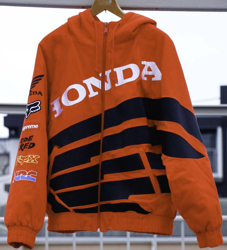 Supreme/HONDA/Fox Racing シュプリーム ホンダ フォックス レーシング Puffy Zip Up Jacket パフィジャケット Mサイズ