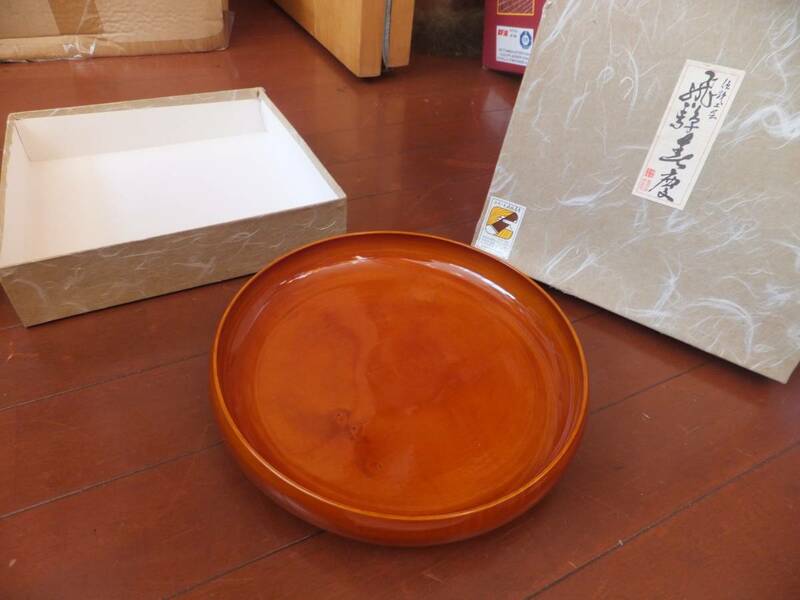 未使用品！飛騨春慶　菓子鉢！