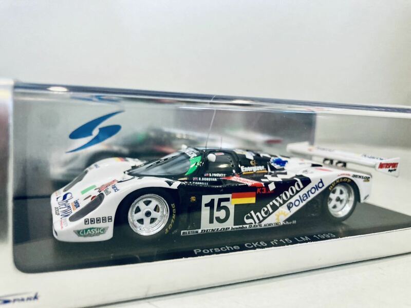 【送料無料】1/43 Spark Porsche ポルシェ 962 CK6 Kremer Racing #15 A.コッペリ- R.ドノヴァン-S.フォセット Le Mans 1993