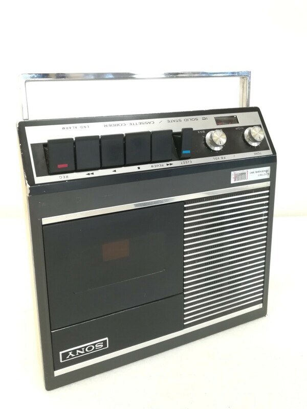 f2003/【ジャンク品】SONY テープレコーダー TC-1177 カセットデッキ 電源アダプター無し 現状品