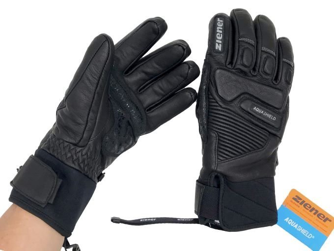【特別価格】Ziener ツィナー レザースキーグローブ ギザー 8サイズ 新品
