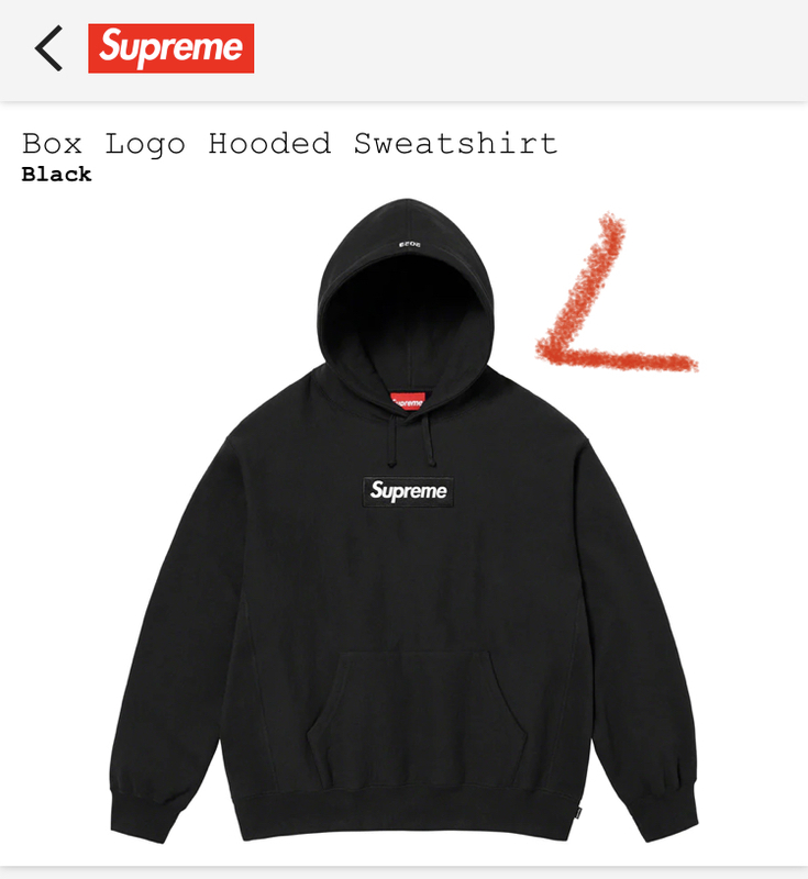 【新品正規】黒 L / 23aw supreme Box Logo Hooded Sweatshirt BLACK large / シュプリーム ボックスロゴ フーディ 23fw