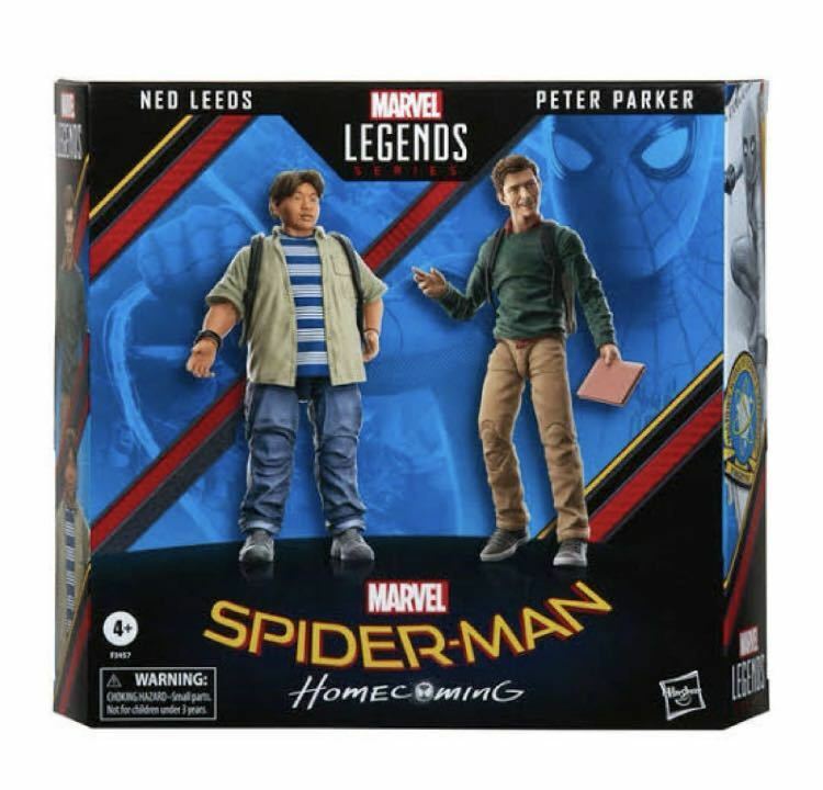 マーベルレジェンド ピーター・パーカー＆ネッド・リード ２パック フィギュア アクションフィギュア 可動式 スパイダーマン 新品 未開封　