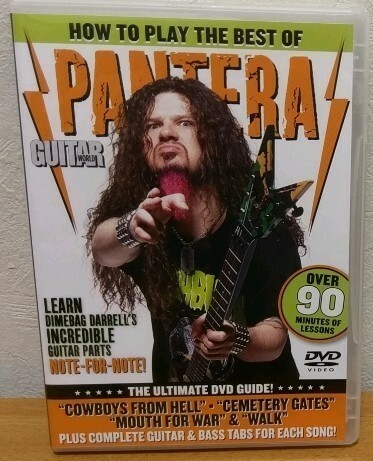 DVD How to Play the Best of Pantera　GUITAR WORLD パンテラ ダイムバッグ・ダレル 
