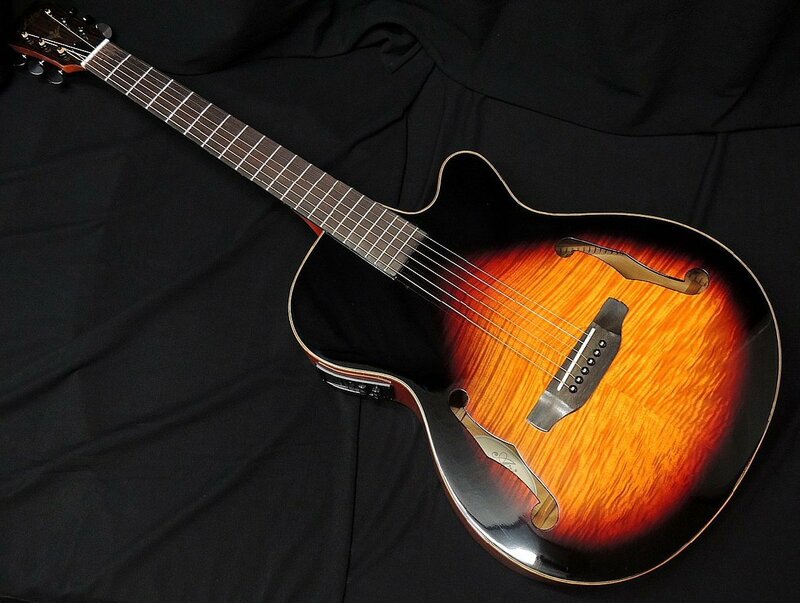 ARIA FET-F2 BSG Fホールエレアコ アコースティックギター ブラウンサンバースト オリジナルカラー グロスフィニッシュ 特別カラー