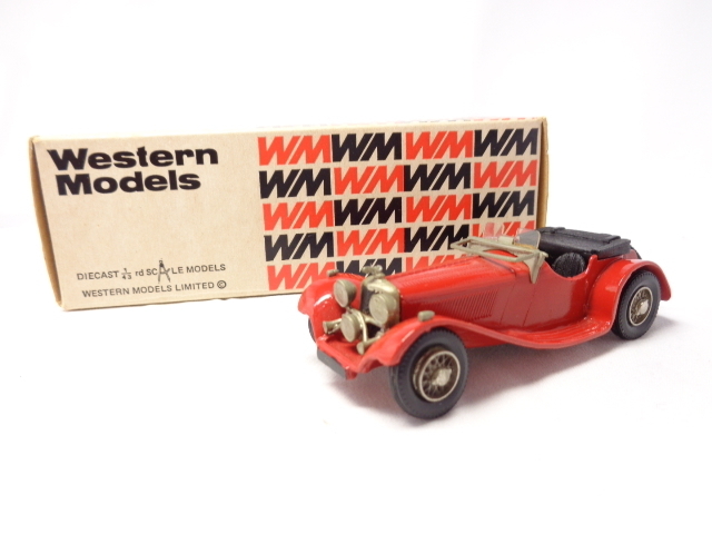 Western Models WMS 11 JAGUAR SS 100 3.5 LITRE 1938 ウエスタンモデル ジャガー SS 100 メーカー完成品 （箱付）