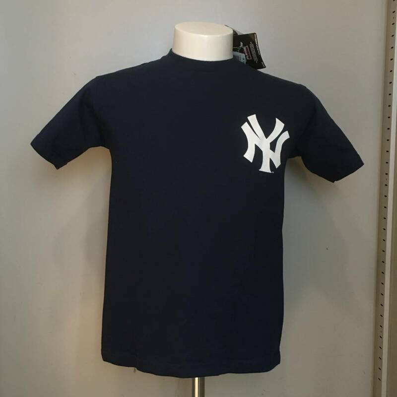 ■未使用タグ付 ICHIRO #31 NEW YORK YANKEES Tシャツ Mサイズ 身丈約60cm 身幅約43cm ネイビー MLB イチロー ヤンキース■