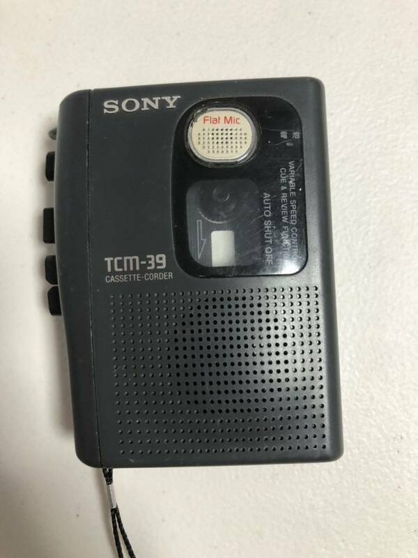 SONY カセットテープレコーダー カセットレコーダー TCM-39