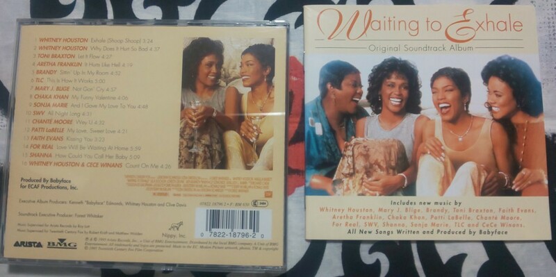 サントラ Waiting To Exhale 16曲入 Whitney Houston Toni Braxton TLC Brandy Mary J.Blige SWV Chante Moore Chaka Khan Aretha Franklin