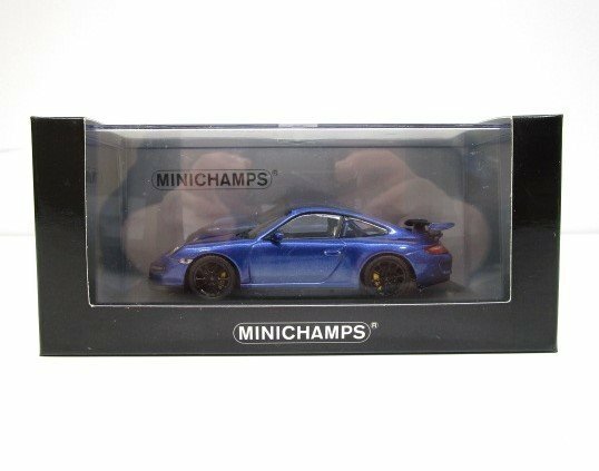 [即日発送]MINICHAMPS ミニチャンプス Porsche ポルシェ 911 GT3 RS ブルーメタリック 2006年 1/43 自動車模型 371