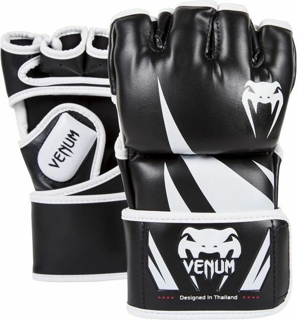 VENUM ヴェヌム ヴェナム MMAファイトグローブ Challenger チャレンジャー 黒 Small オープンフィンガー