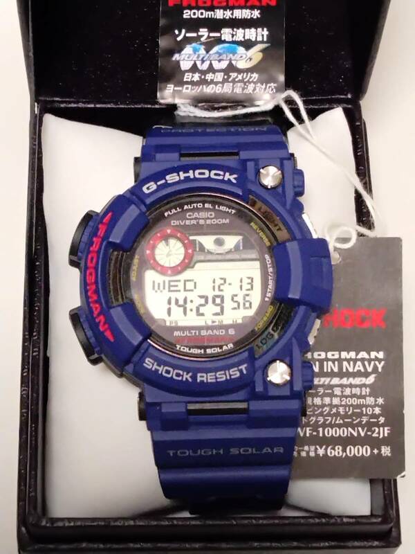 G-SHOCK フロッグマン GWF-1000NV-2JF FROGMAN CASIO MEN IN NAVY ネイビー　電波ソーラー