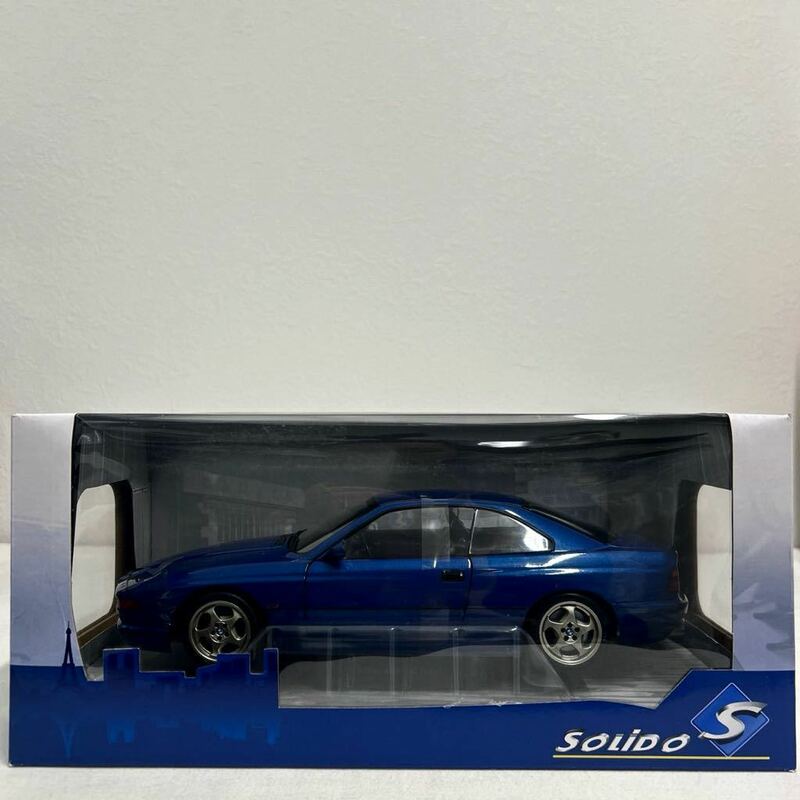 KYOSHO × SOLIDO S 1/18 BMW 850 E31 Blue CSI 京商 ソリド 8シリーズ ブルー クーペ ミニカー モデルカー