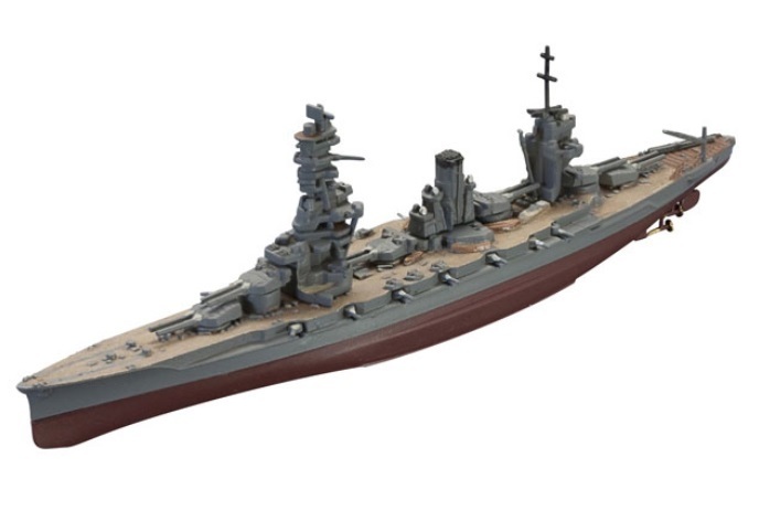 F-Toys 1/2000 艦船キットコレクションvol.6 2-A 戦艦扶桑 フルハル スリガオ海峡